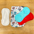 Elemum Cloth Pads Mini-Kit - 6 pads and 1 Mini-Wetbag