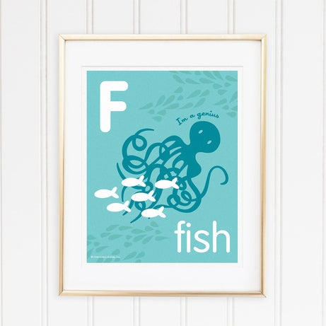 Genius Series Art Print - Letter F