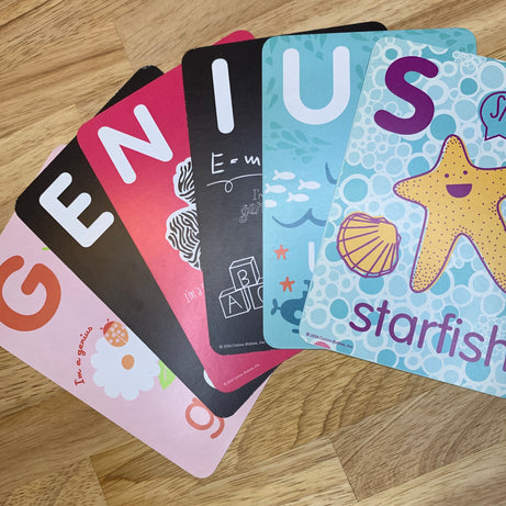 Printed Genius Series Alphabet Flashcards