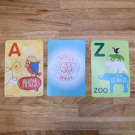 Printed Genius Series Alphabet Flashcards