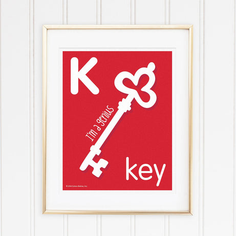 Genius Series Art Print - Letter K