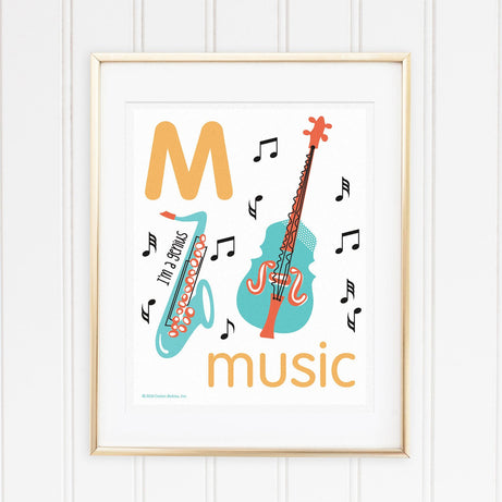 Genius Series Art Print - Letter M