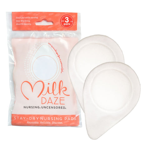 MilkDaze Stay-Dry Nursing Pads 3-pack