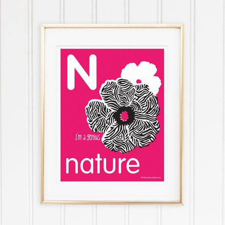 Genius Series Art Print - Letter N