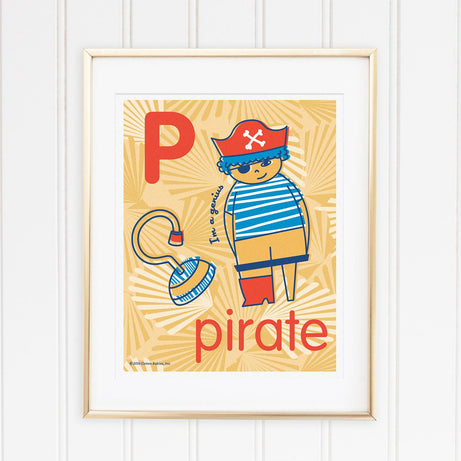 Genius Series Art Print - Letter P