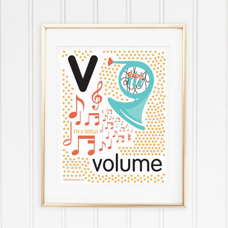 Genius Series Art Print - Letter V