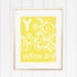 Genius Series Art Print - Letter Y