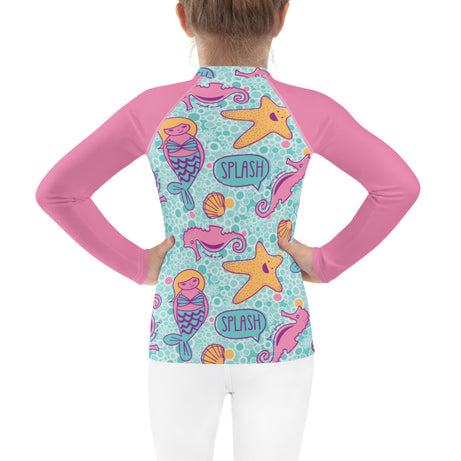 bumGenius Summer Swimwear Little Kid Rash Guard - Marie