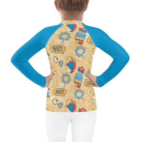 bumGenius Summer Swimwear Little Kid Rash Guard - Spence