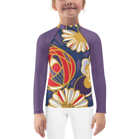 bumGenius Summer Swimwear Little Kid Rash Guard - Maggie