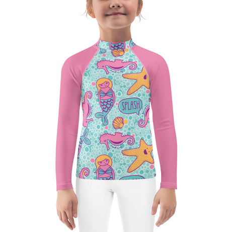 bumGenius Summer Swimwear Little Kid Rash Guard - Marie