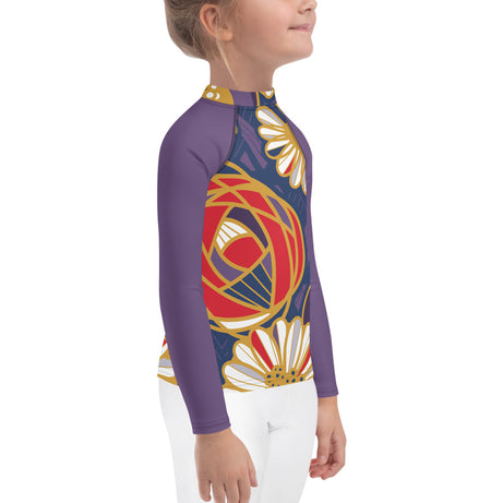 bumGenius Summer Swimwear Little Kid Rash Guard - Maggie