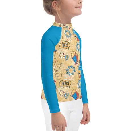 bumGenius Summer Swimwear Little Kid Rash Guard - Spence