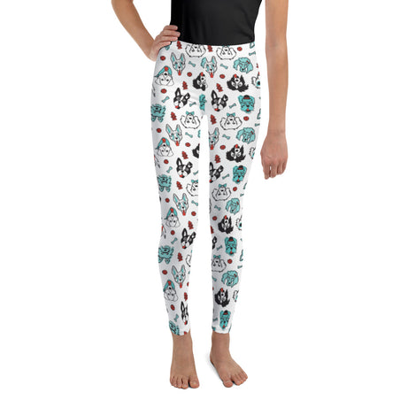 Doodles Collection Big Kid Leggings - Pawsome