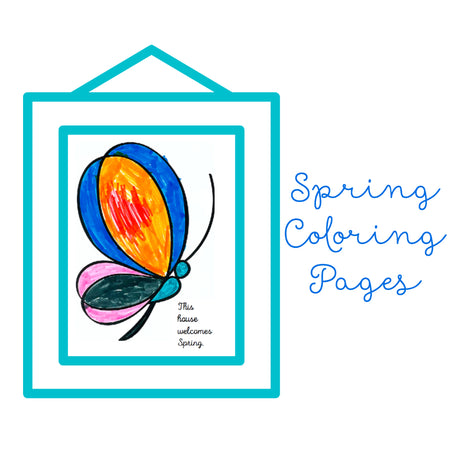 Free Download -Spring Coloring Pages