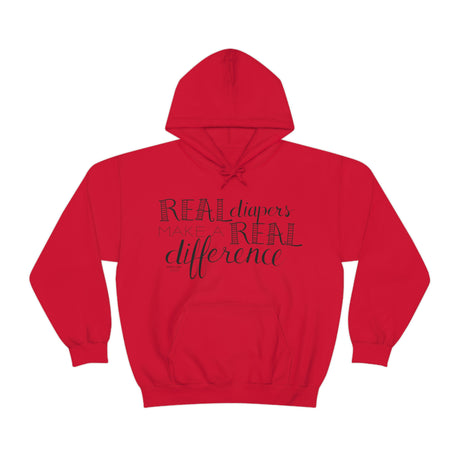 "Real Diapers" - Earth Day Hooded Sweatshirt