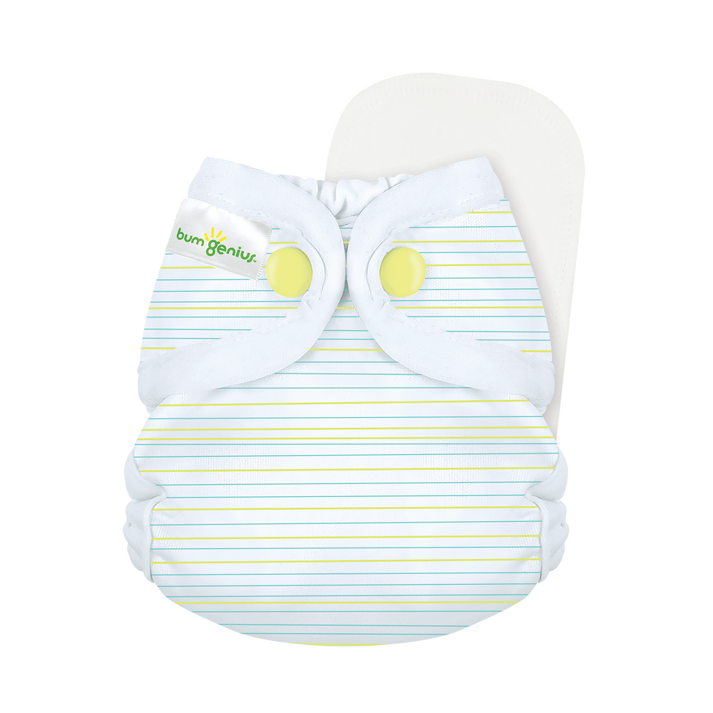 bumGenius Littles 2.0 Newborn Cloth Diaper Cotton Babies