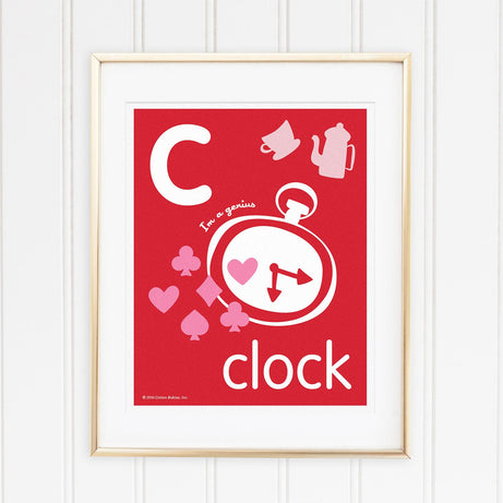 Genius Series Art Print - Letter C