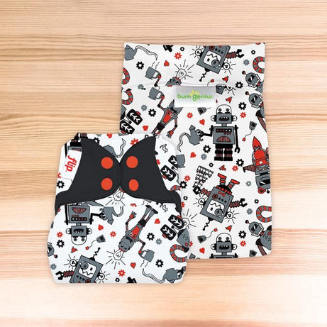 Flip Diaper Cover  - The Doodles Collection