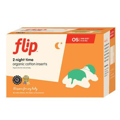 Flip Diapers Organic Night Time Insert 2-Pack
