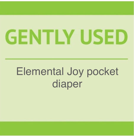 Cotton Babies USED - Gently used Elemental Joy Pocket Diaper - Cover only