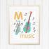 Genius Series Art Print - Letter M