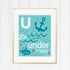 Genius Series Art Print - Letter U