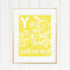 Genius Series Art Print - Letter Y
