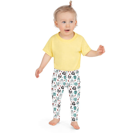 Doodles Collection Little Kid Leggings - Pawsome