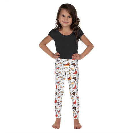 Doodles Collection Little Kid Leggings - EGGcellent