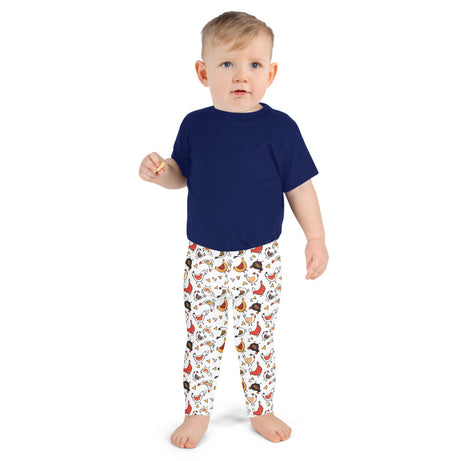 Doodles Collection Little Kid Leggings - EGGcellent