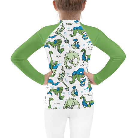 bumGenius Summer Swimwear Little Kid Rash Guard - Lochy Ducky