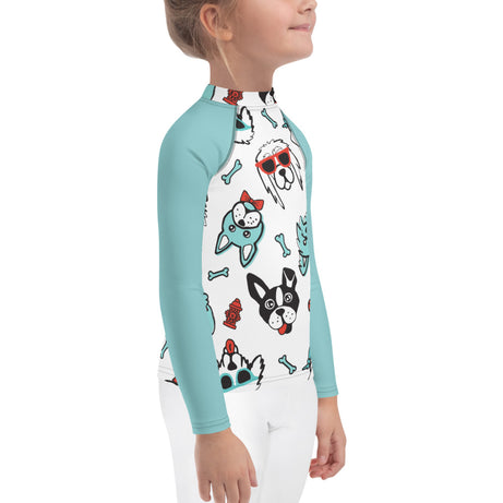 bumGenius Summer Swimwear Little Kid Rash Guard - PAWsome