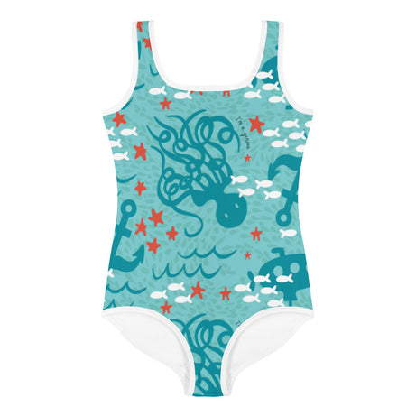 bumGenius Little Kid Swimsuit - Jules