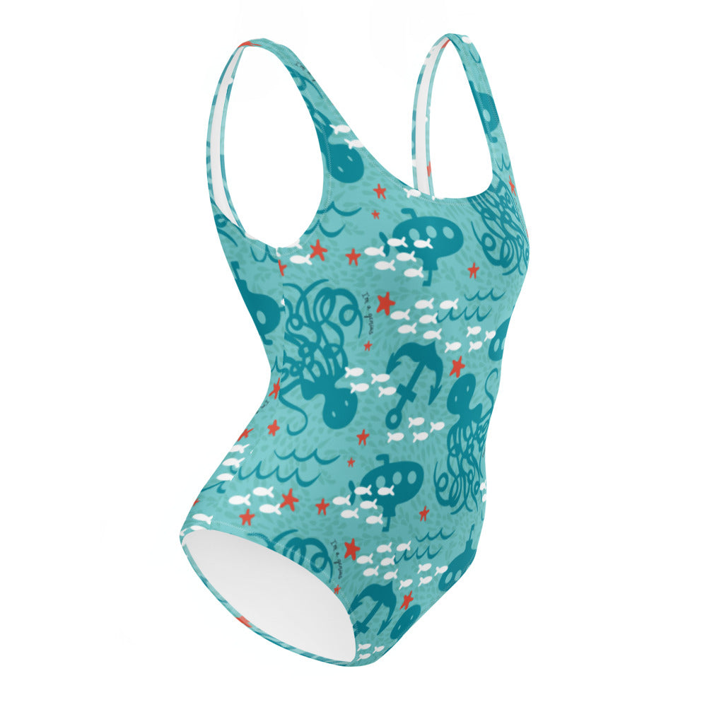 Cotton one piece best sale swimsuit