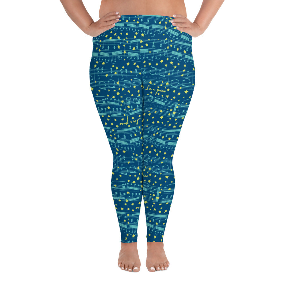 Genius Series Adult Plus Size Leggings - Mozart – Cotton Babies