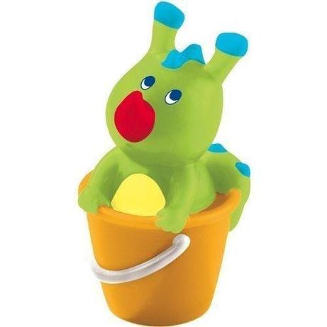 Bathing Bodo Dragon in a Bucket