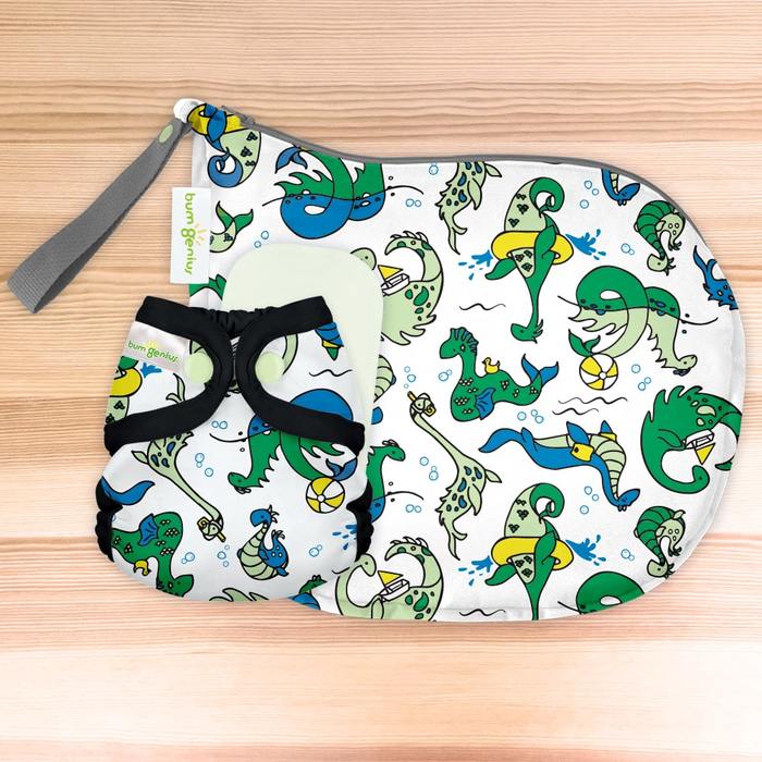 bumGenius Littles 2.0 Newborn Cloth Diaper The Doodles