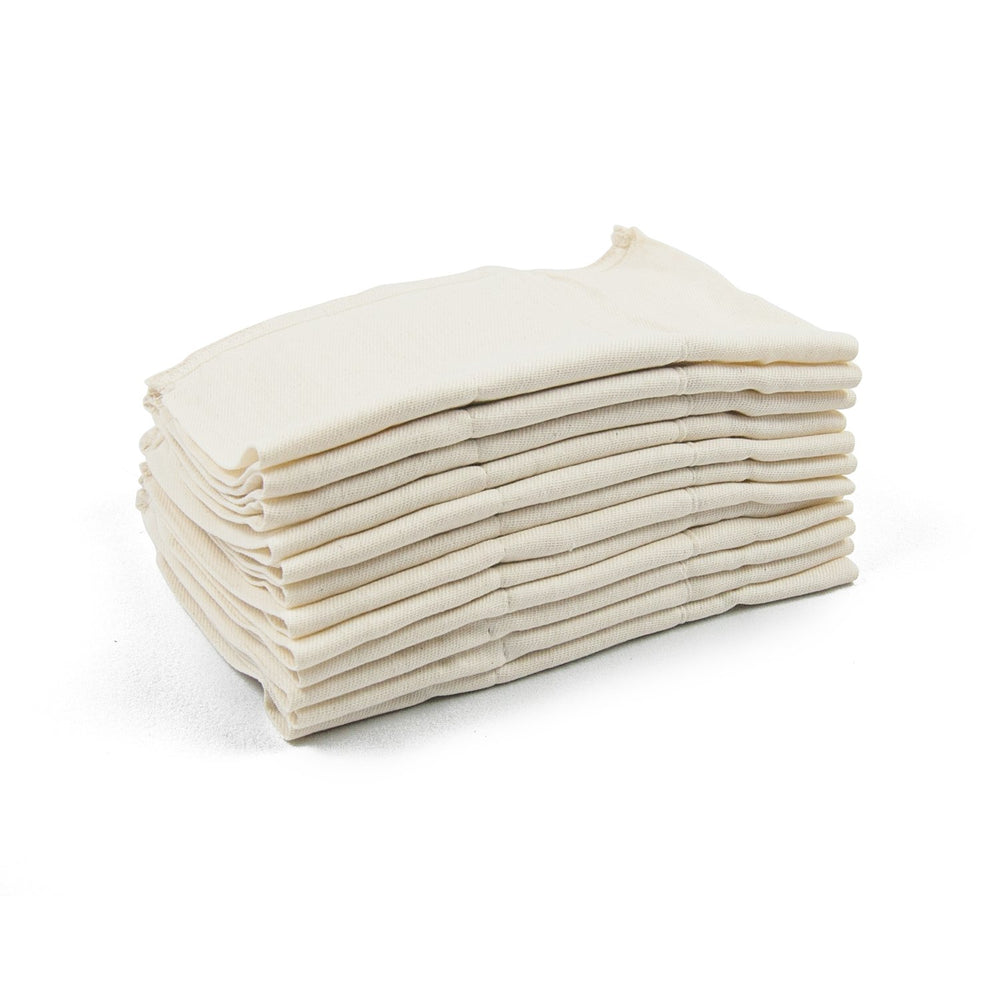 Simply Prefolds Cloth Diapers White or Unbleached