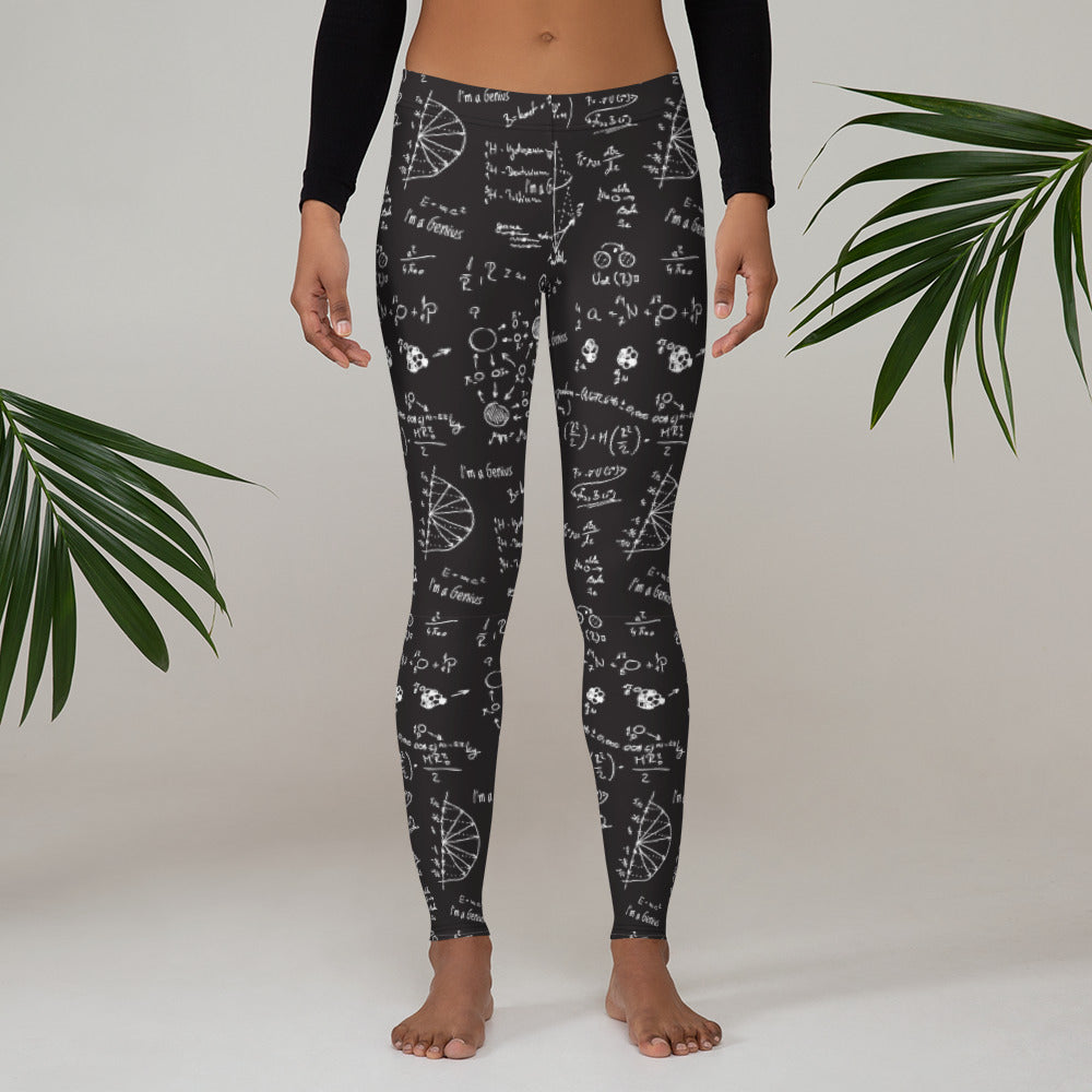 Einstein Relativity Theory & Quantum Mechanics Leggings for Kids